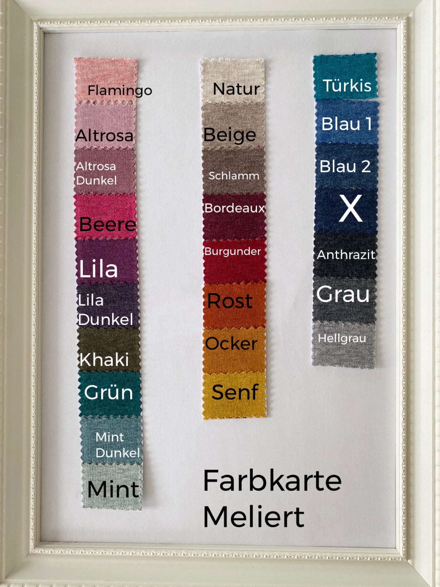 Dein Design | Flared Leg | Basic | Schlaghose | Skinny Fit | Melierte Farben