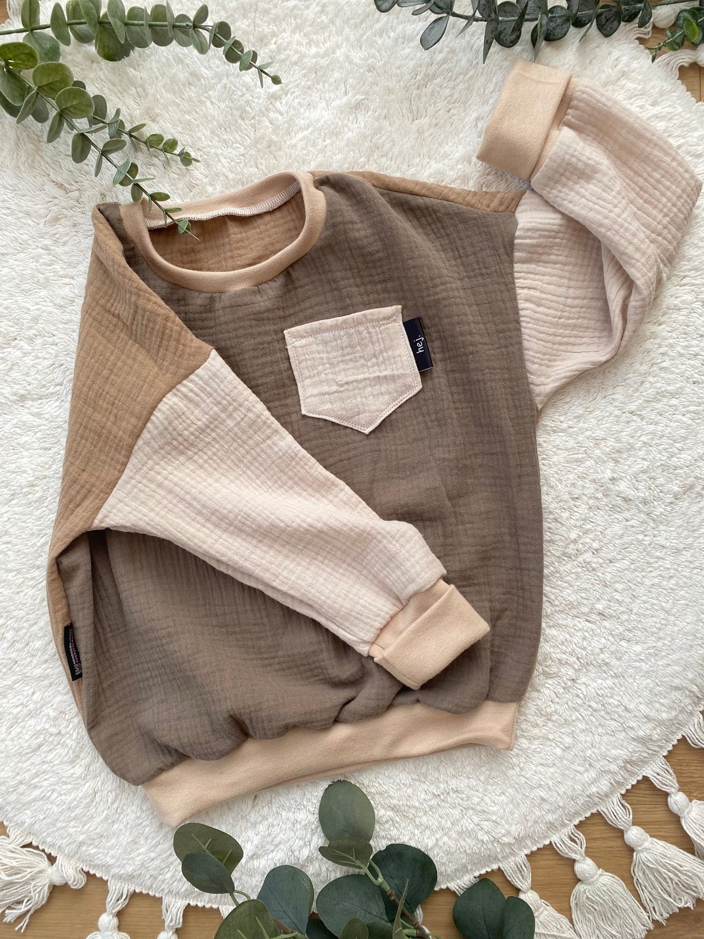 Oversized Sweater | Musselin | Color Blocking