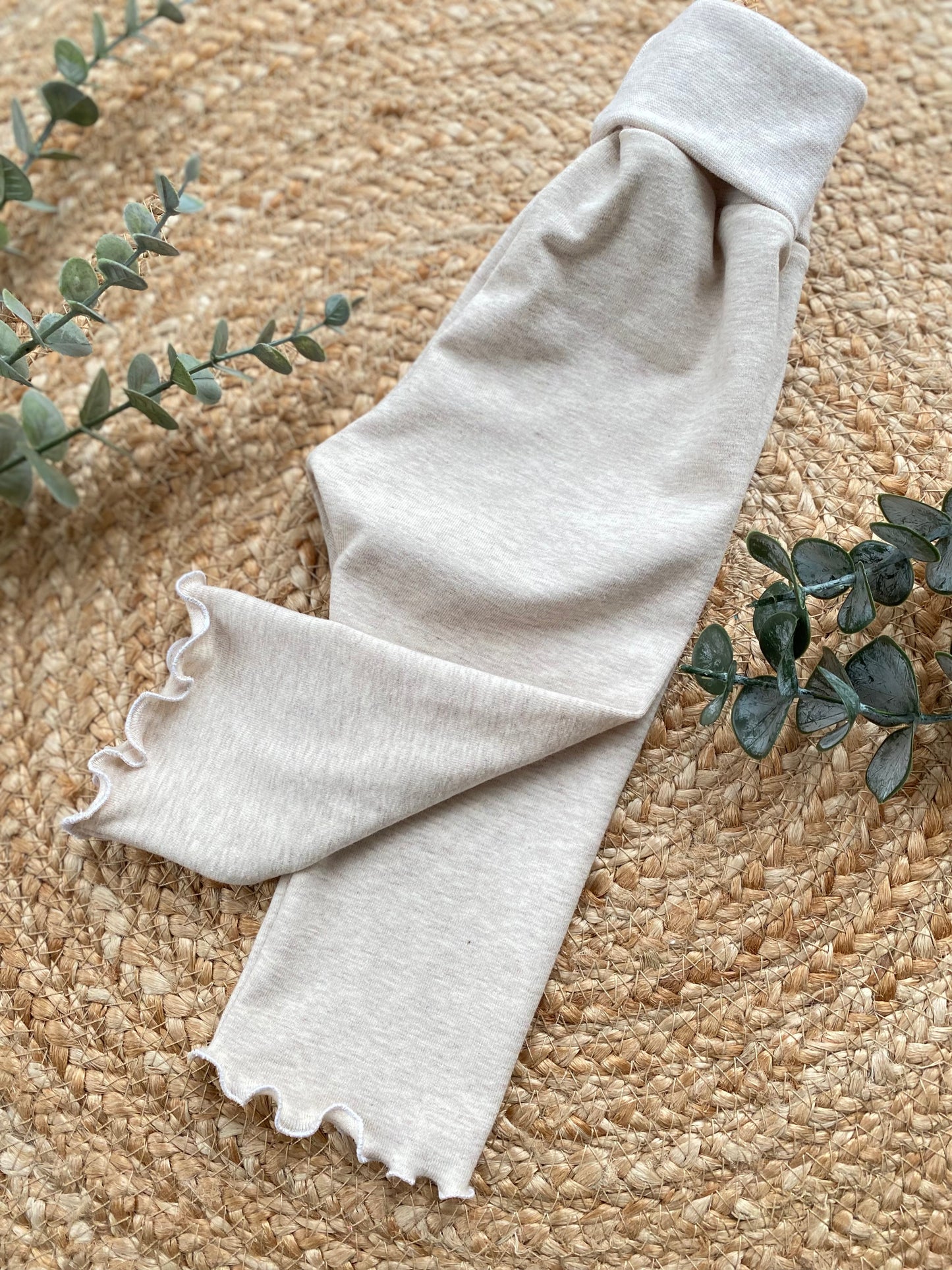 Dein Design | Skinny Fit mit Rollsaum | Basic | Melierte Farben