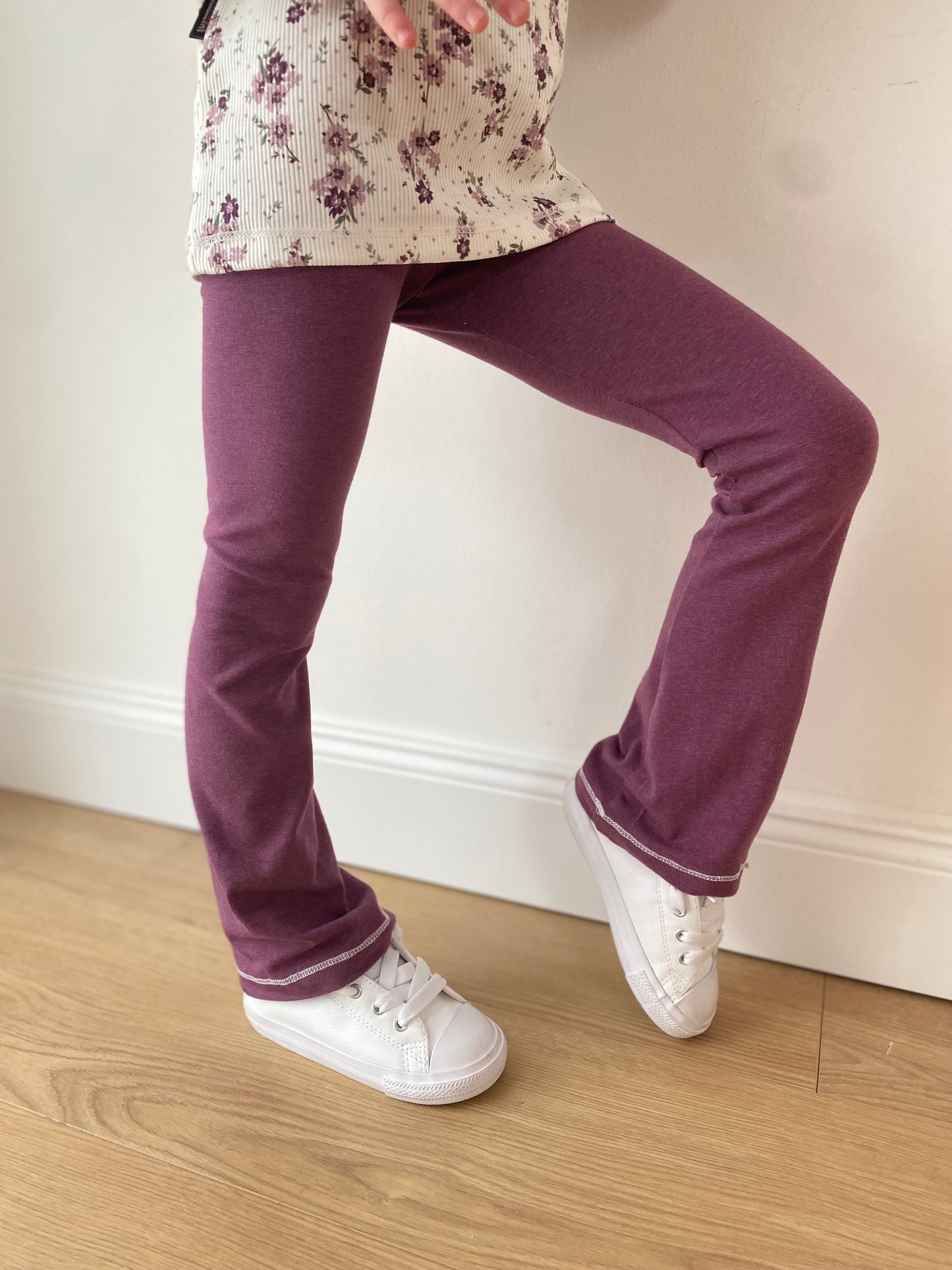 Dein Design | Flared Leg | Basic | Schlaghose | Skinny Fit | Melierte Farben