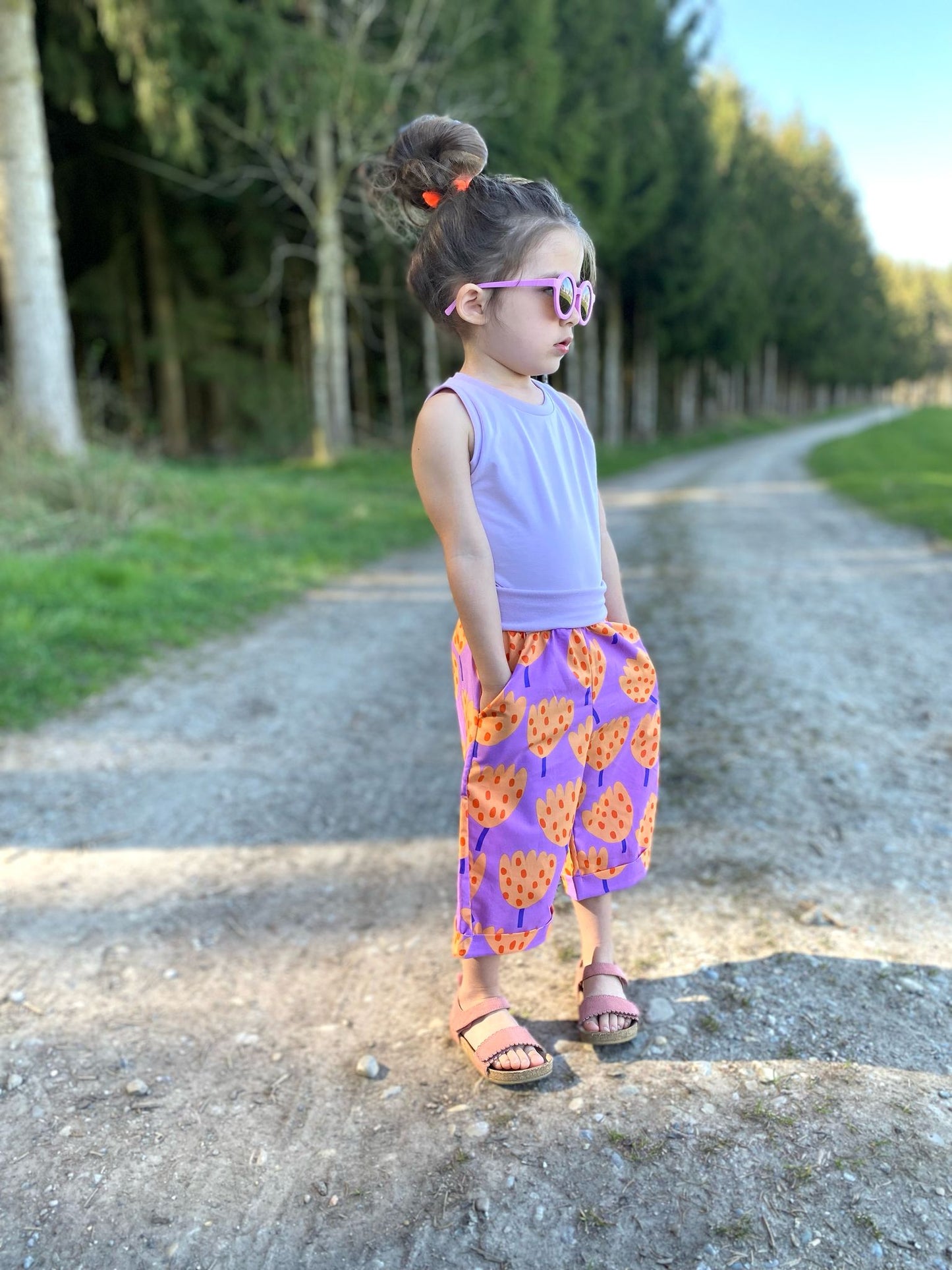 Culotte | Weite Hose | Leichte Baumwolle
