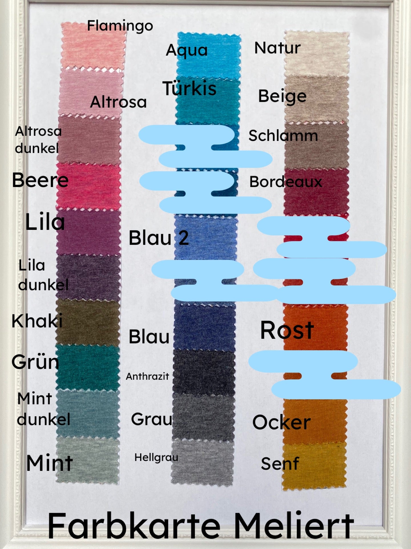 Dein Design | Einhorn Beanie & Dreieckloop | Farbwahl | Melierte Farben