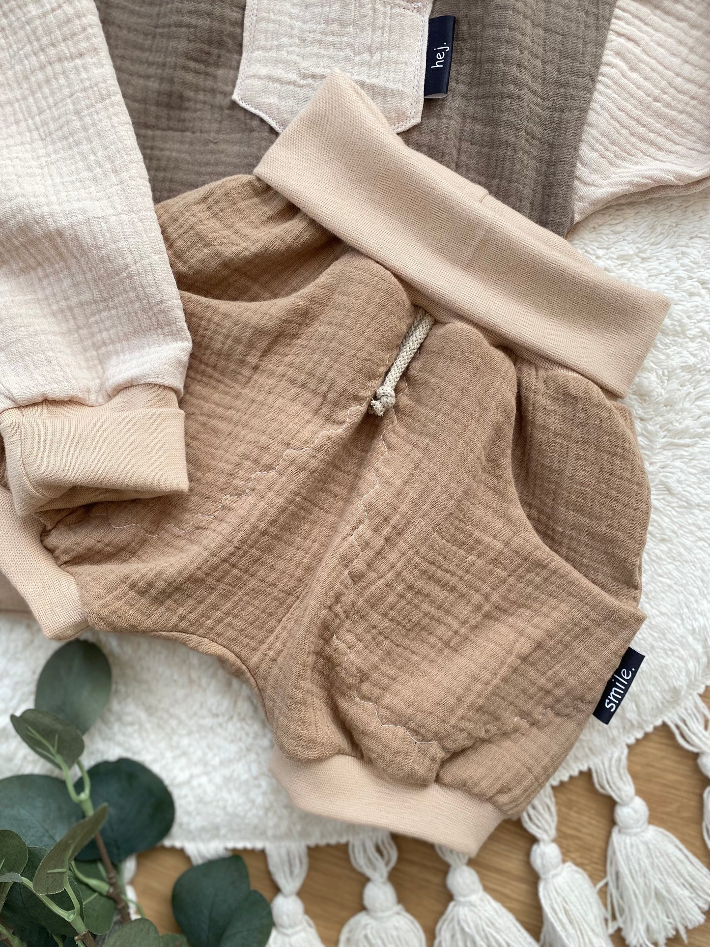 Dein Design | Shorty Buxe | Musselin-Shorts | Farbwahl