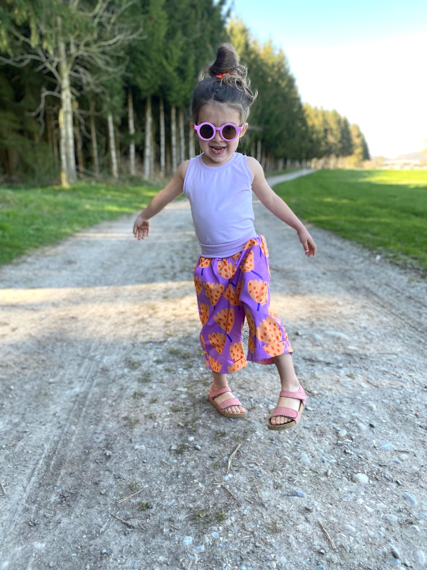 Culotte | Weite Hose | Leichte Baumwolle