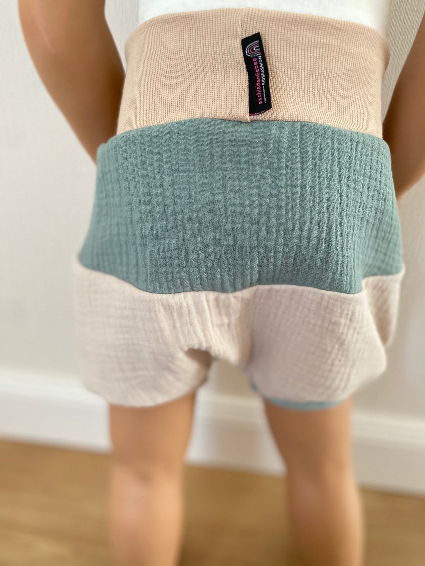 Shorty Buxe | Musselin | Color Blocking