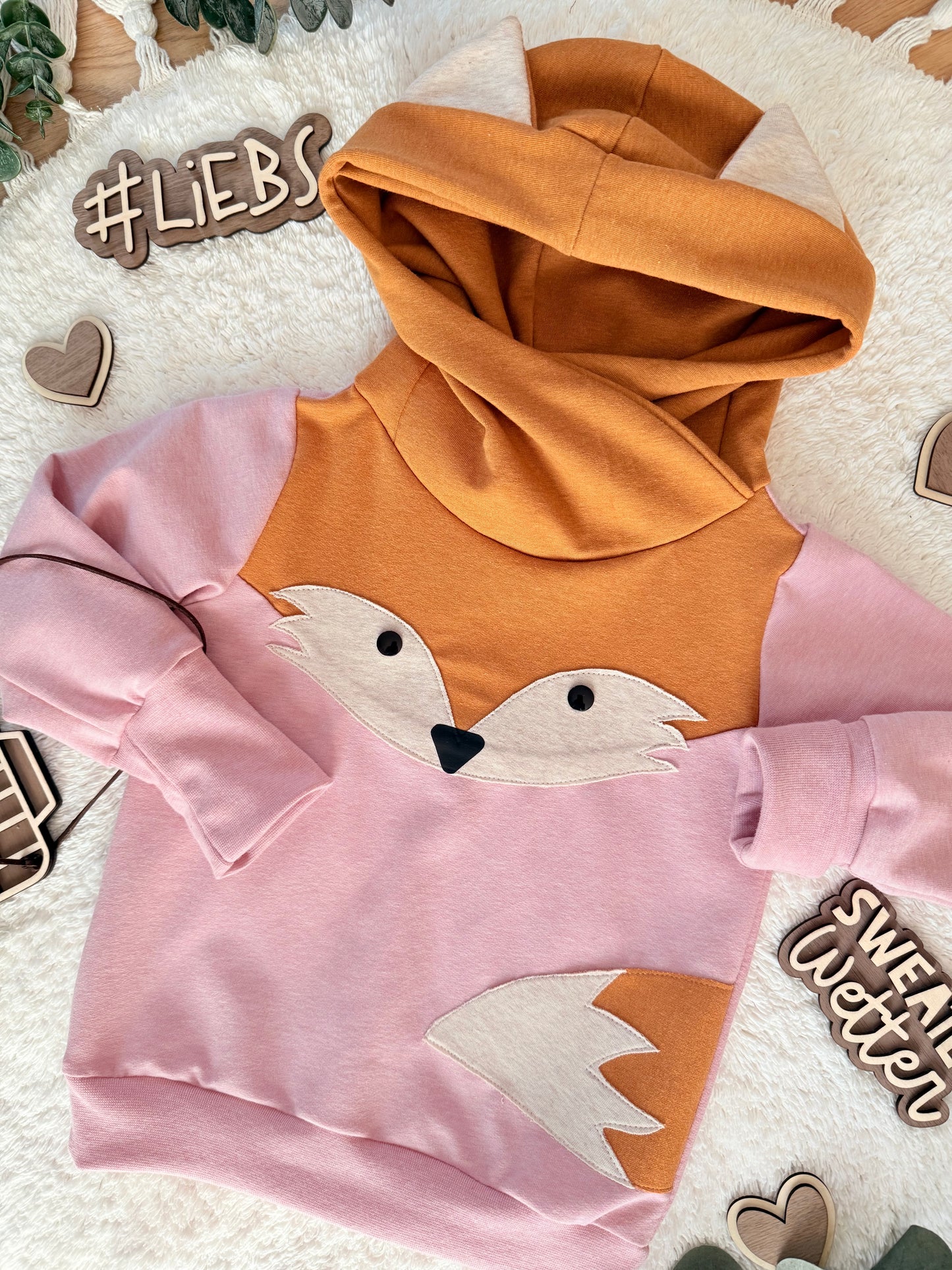 Classic Hoodie | Fuchs | Wickelkragenkapuze