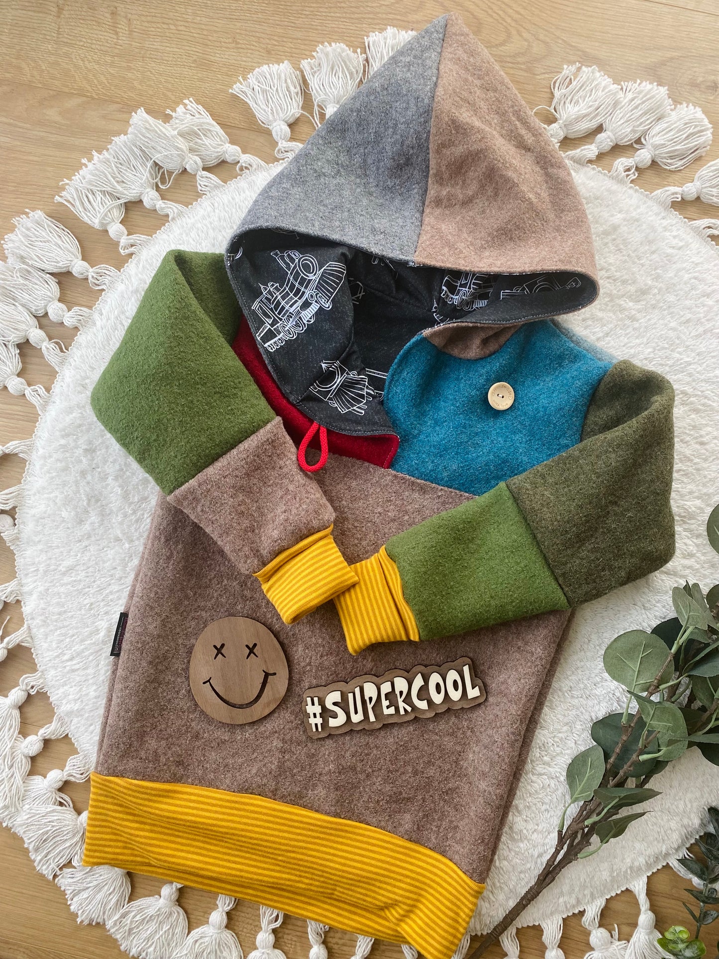 SURPRISE Troyer | RECYCLING | Wollwalk Windbreaker | 100% Schurwolle