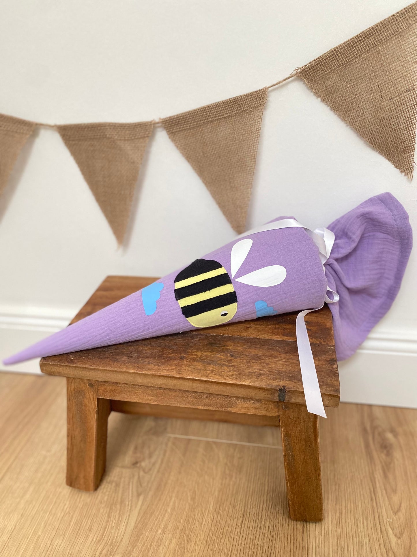 Geschwistertüte | Geschwisterschultüte | Kitatüte | Zuckertüte | 35 cm | Biene