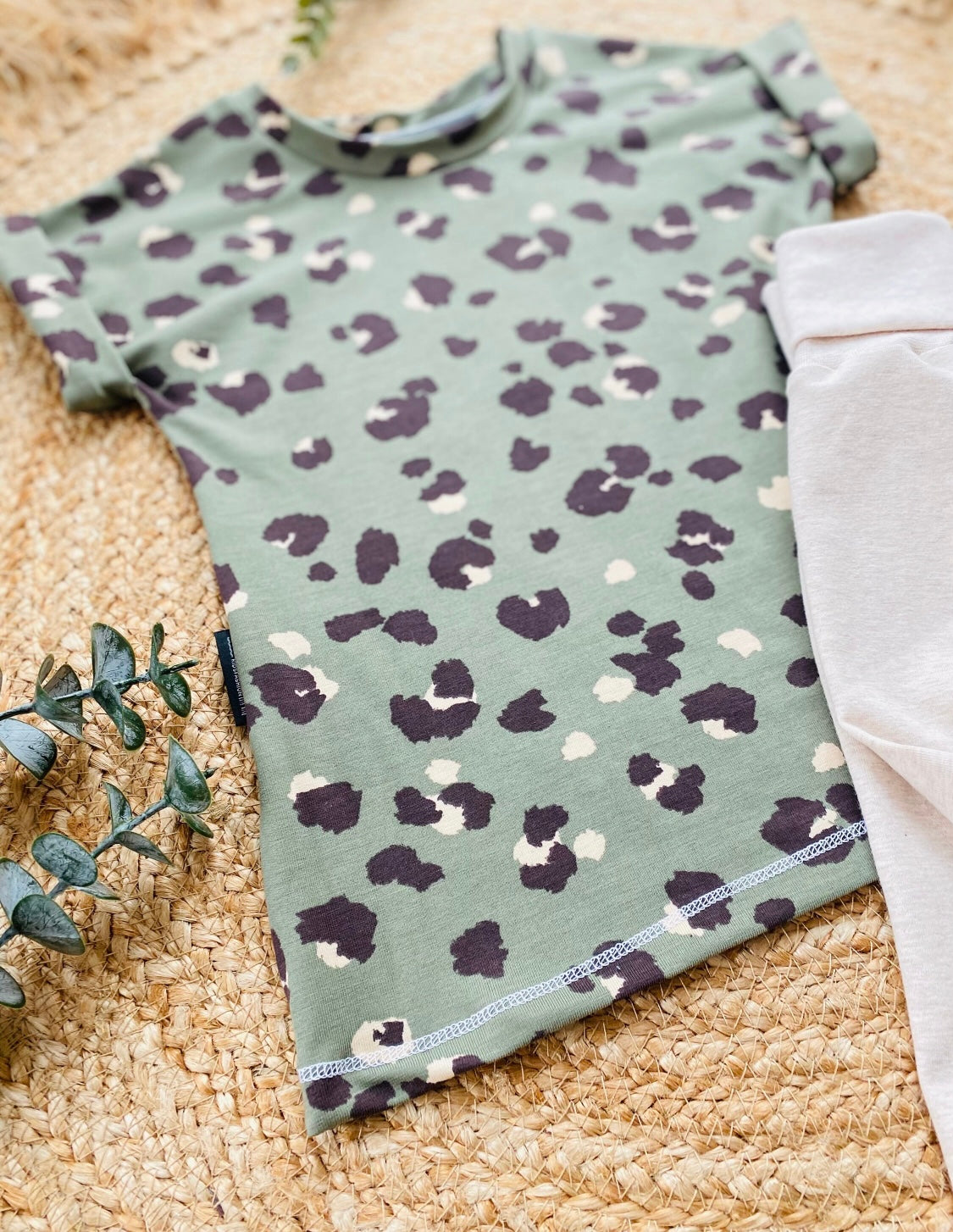 Oversized Shirt | Leo Print | Bambus Baumwolle