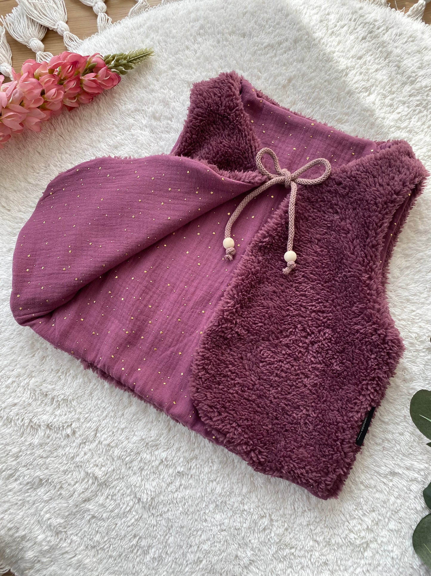 Dein Design | Weste | Teddyfleece