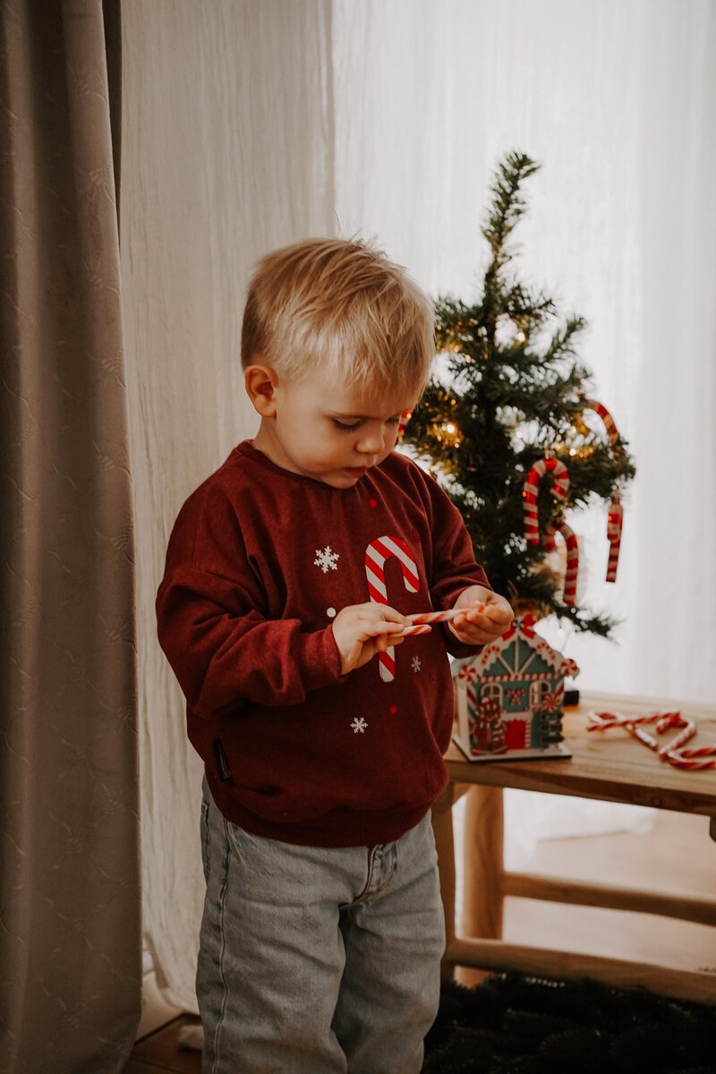 Dein Design | Oversized Sweater | Zuckerstange | Weihnachtspullover