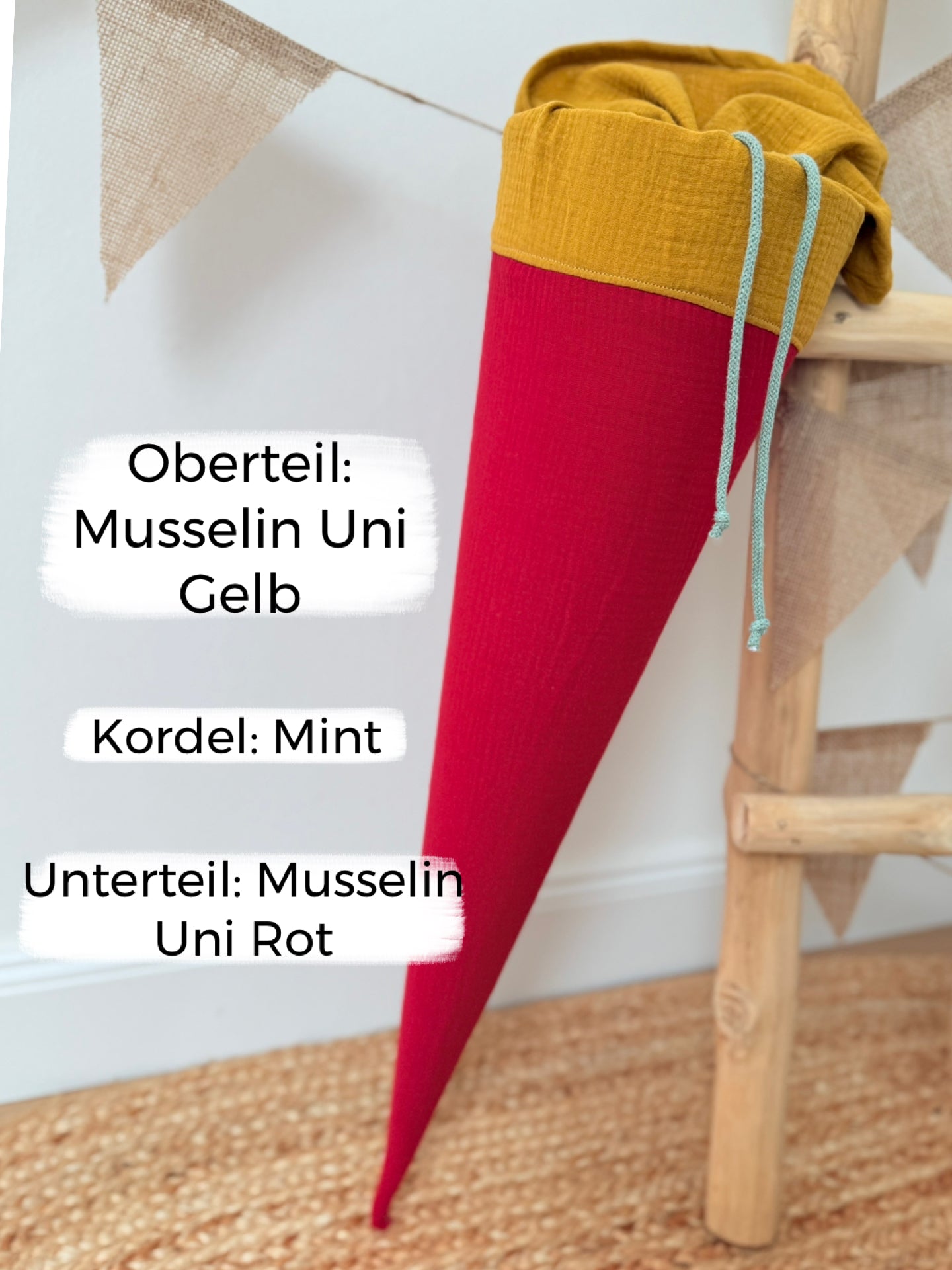 Dein Design | MIX IT - Alle Farben! Schultüte 70 cm & Geschwistertüte 35 cm für Jungen & Mädchen