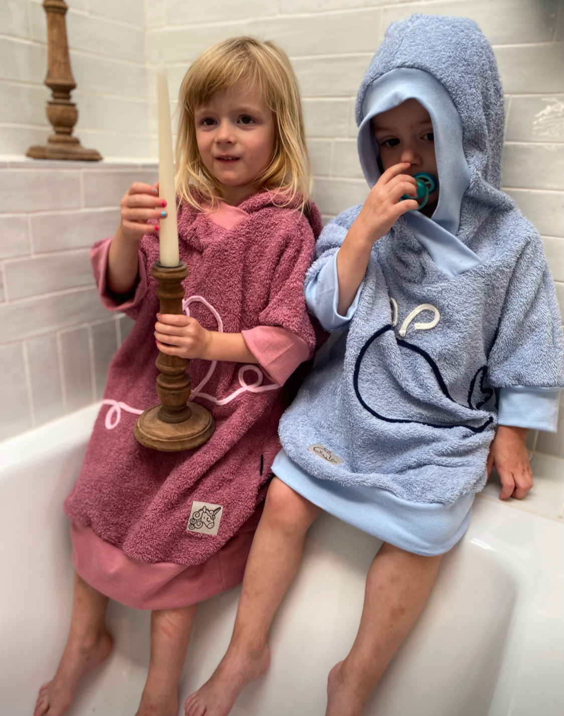 Beach-Zwerg | Bademantel | Frottee | Herz