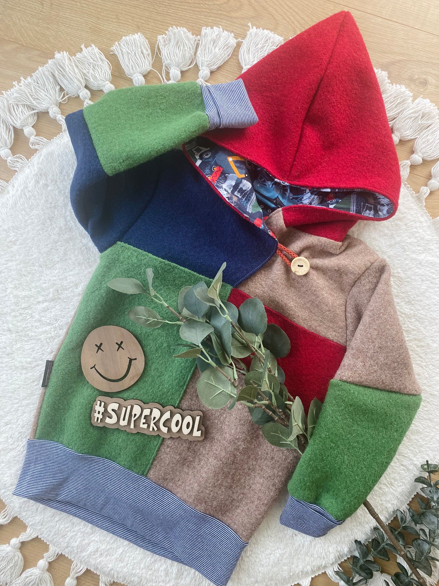 SURPRISE Troyer | RECYCLING | Wollwalk Windbreaker | 100% Schurwolle
