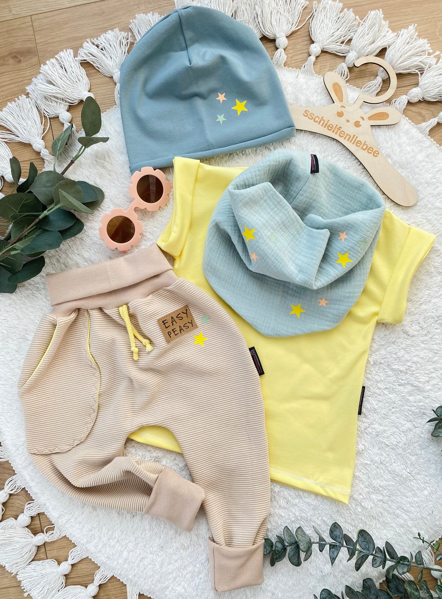 Dein Design | Musselinloop | Sterne | Sommerloop
