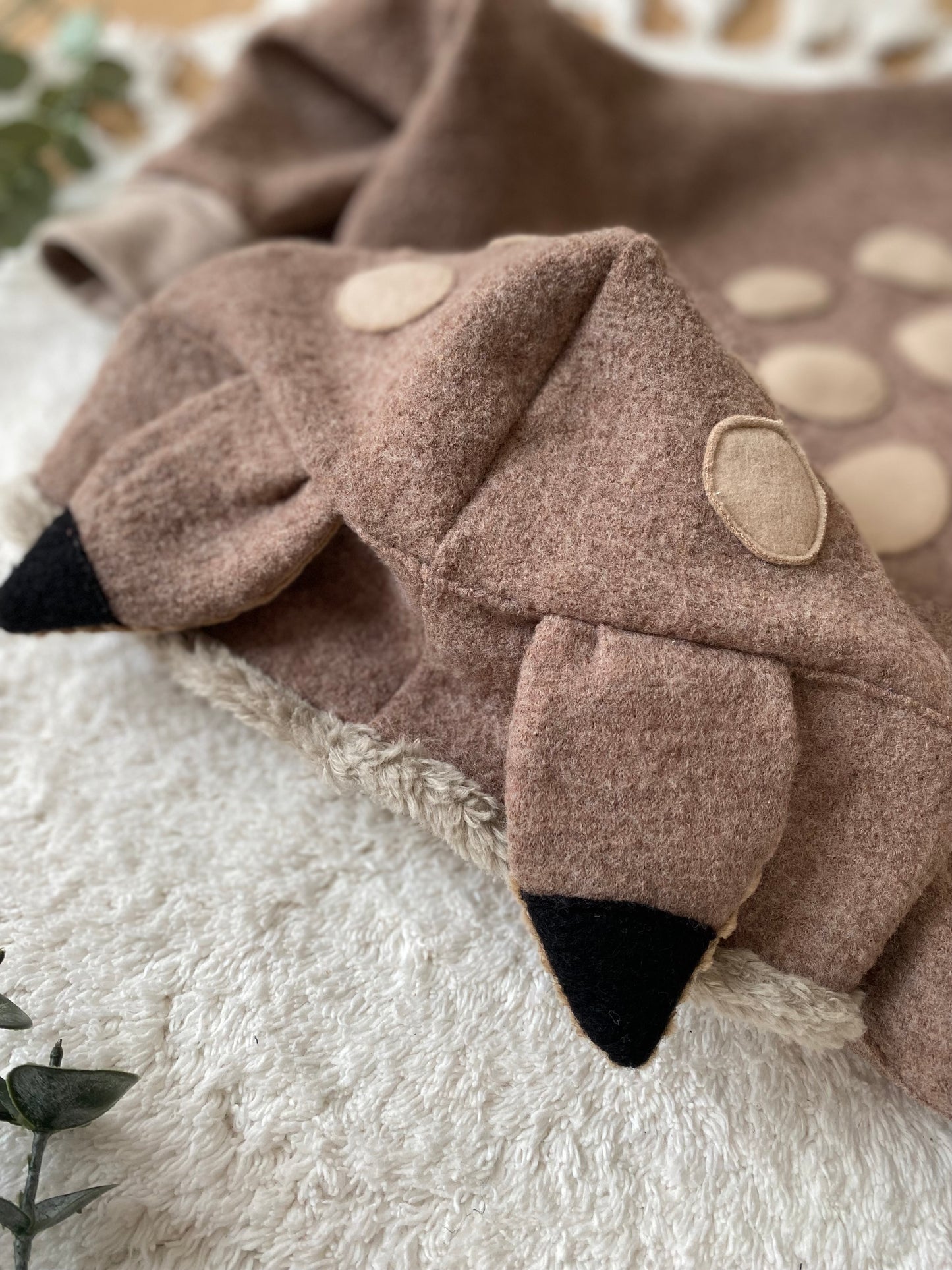 Oversized Windbreaker | Rehkitz | 100% Schurwolle