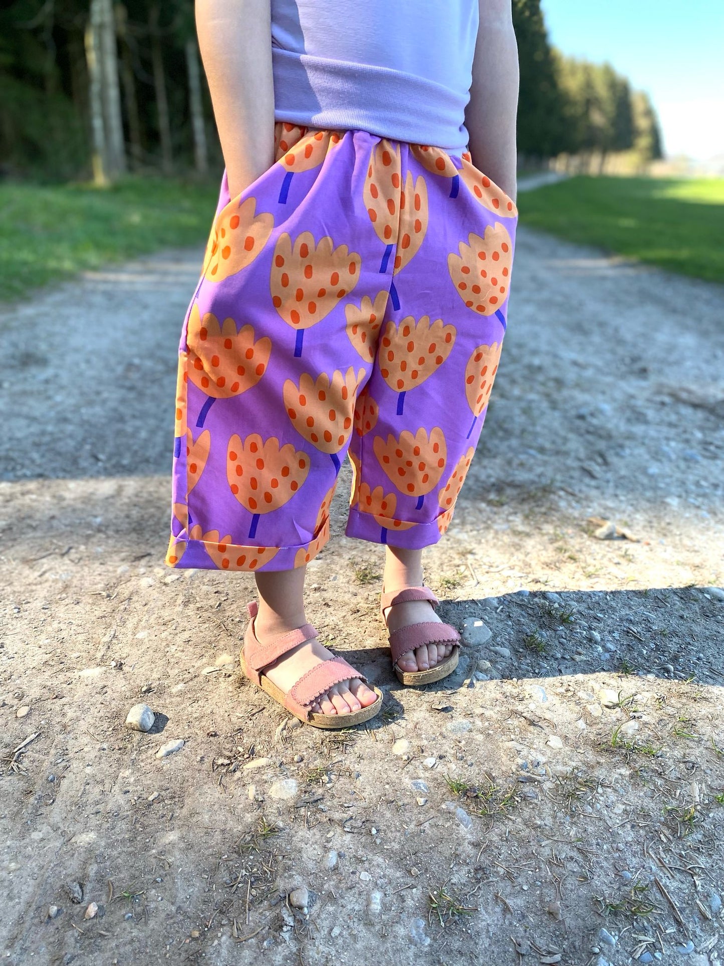 Culotte | Weite Hose | Leichte Baumwolle