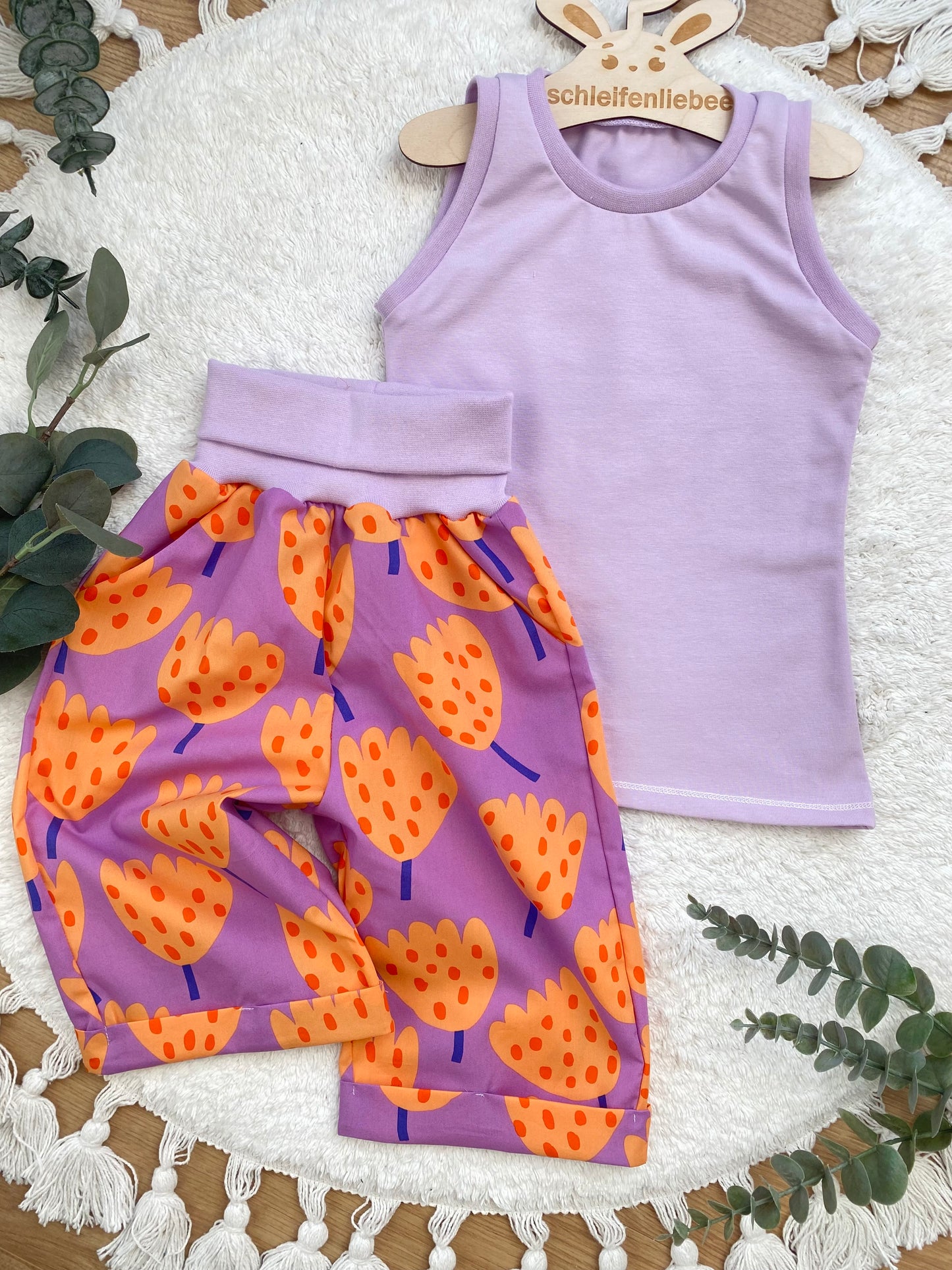 Culotte | Weite Hose | Leichte Baumwolle