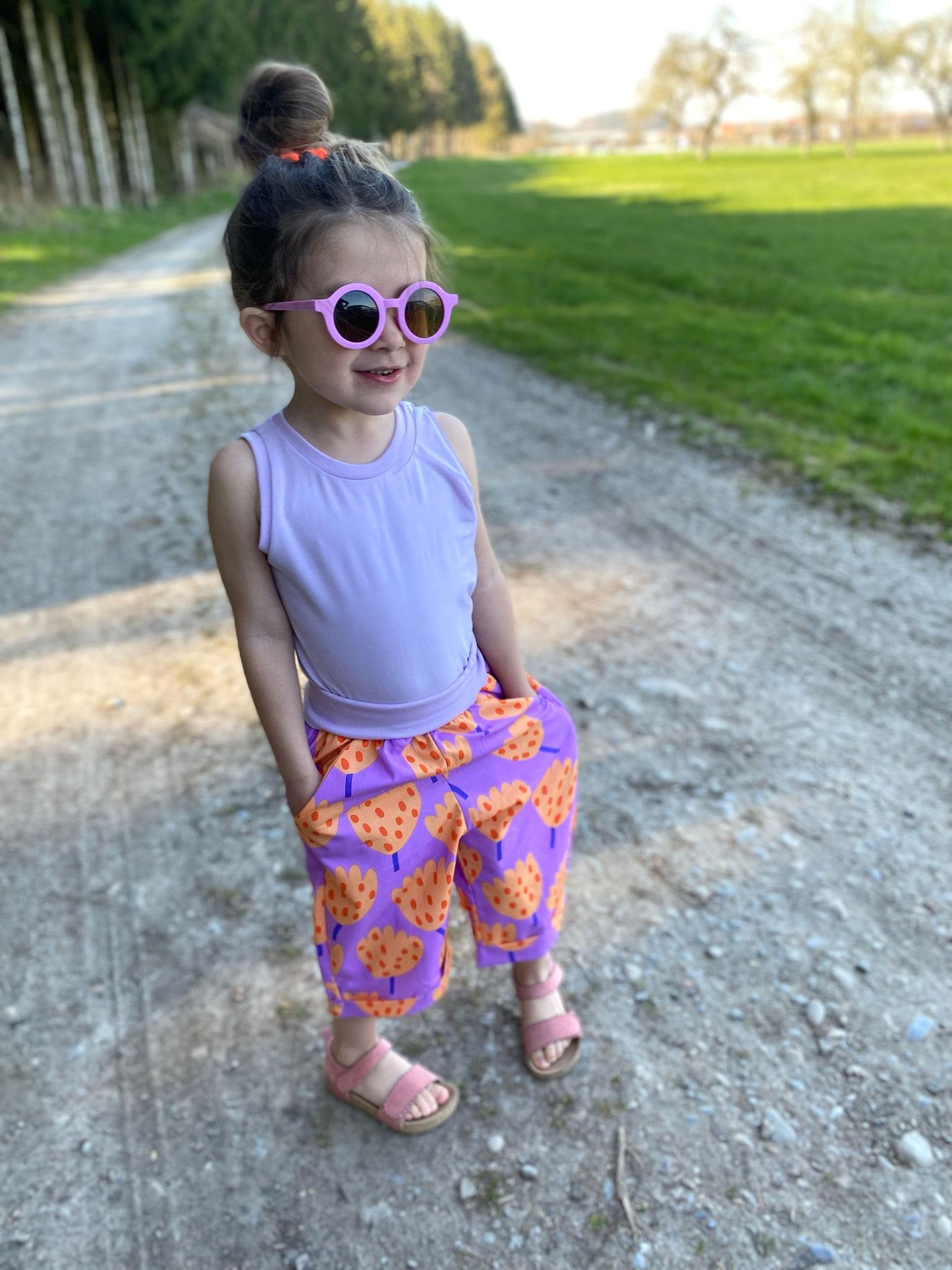 Culotte | Weite Hose | Leichte Baumwolle
