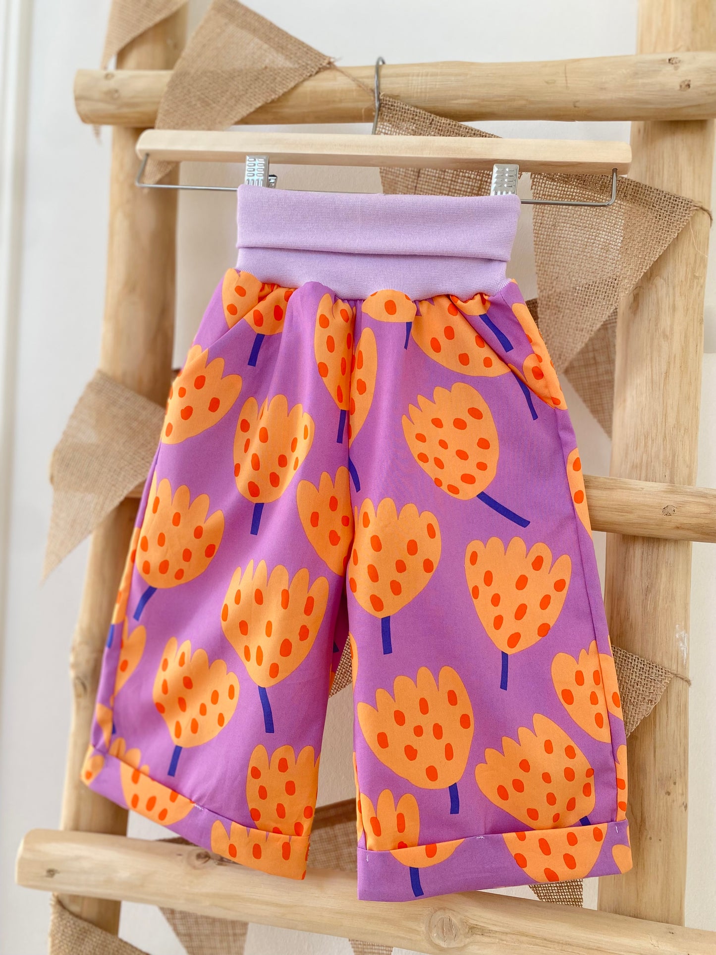 Culotte | Weite Hose | Leichte Baumwolle