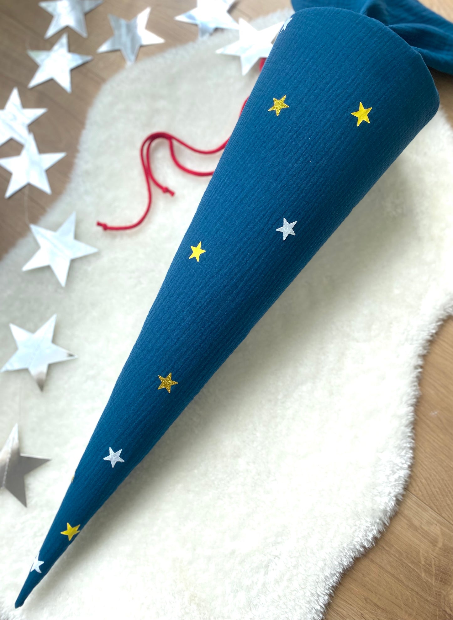 Dein Design | Schultüte Sterne 70 cm | Geschwistertüte 35 cm |