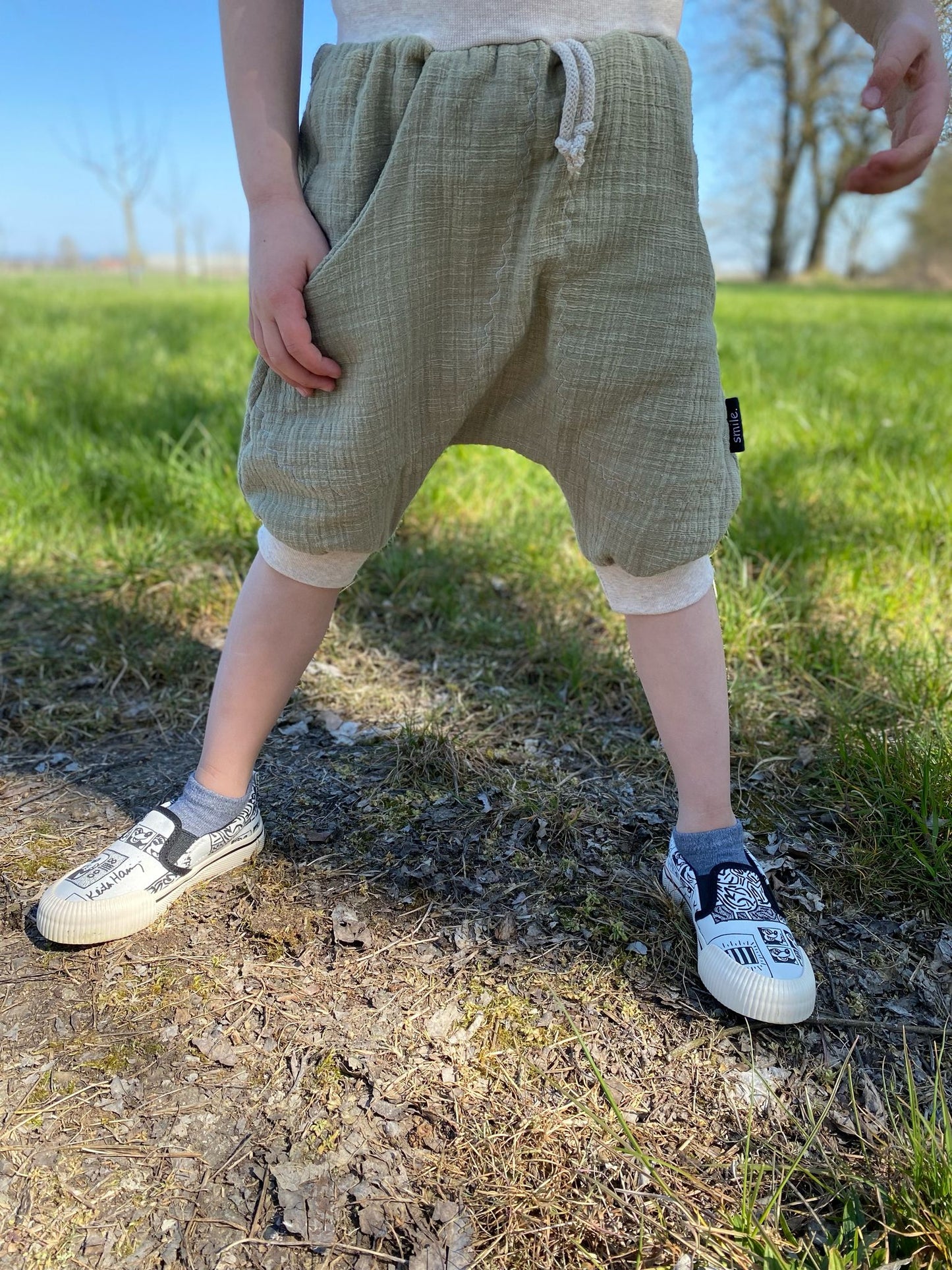 Dein Design | Loose Fit Shorts | Musselin
