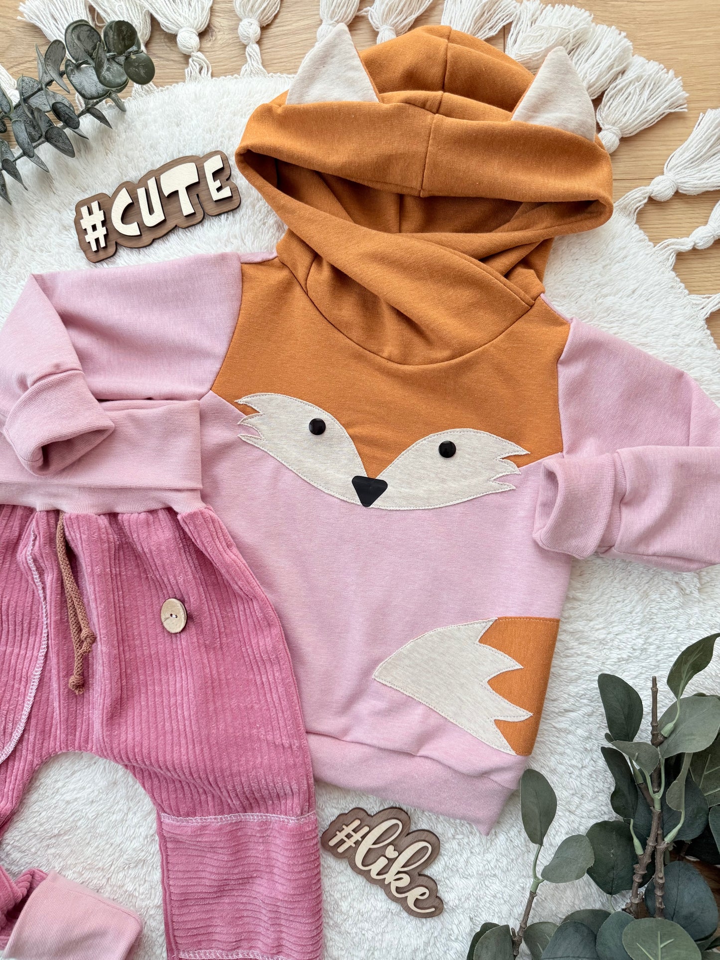 Classic Hoodie | Fuchs | Wickelkragenkapuze