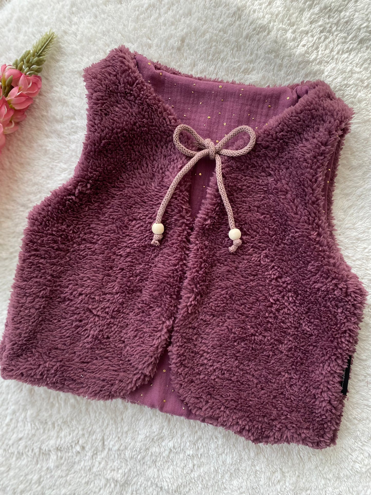 Dein Design | Weste | Teddyfleece