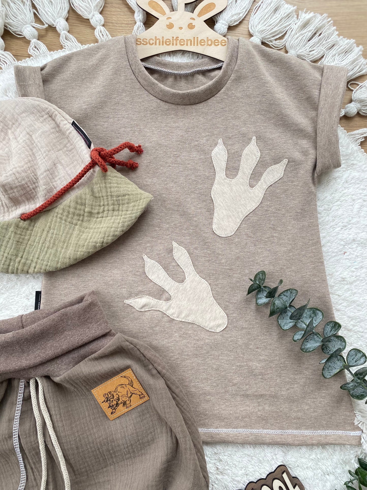 Oversized Shirt | Dino Fußabdruck