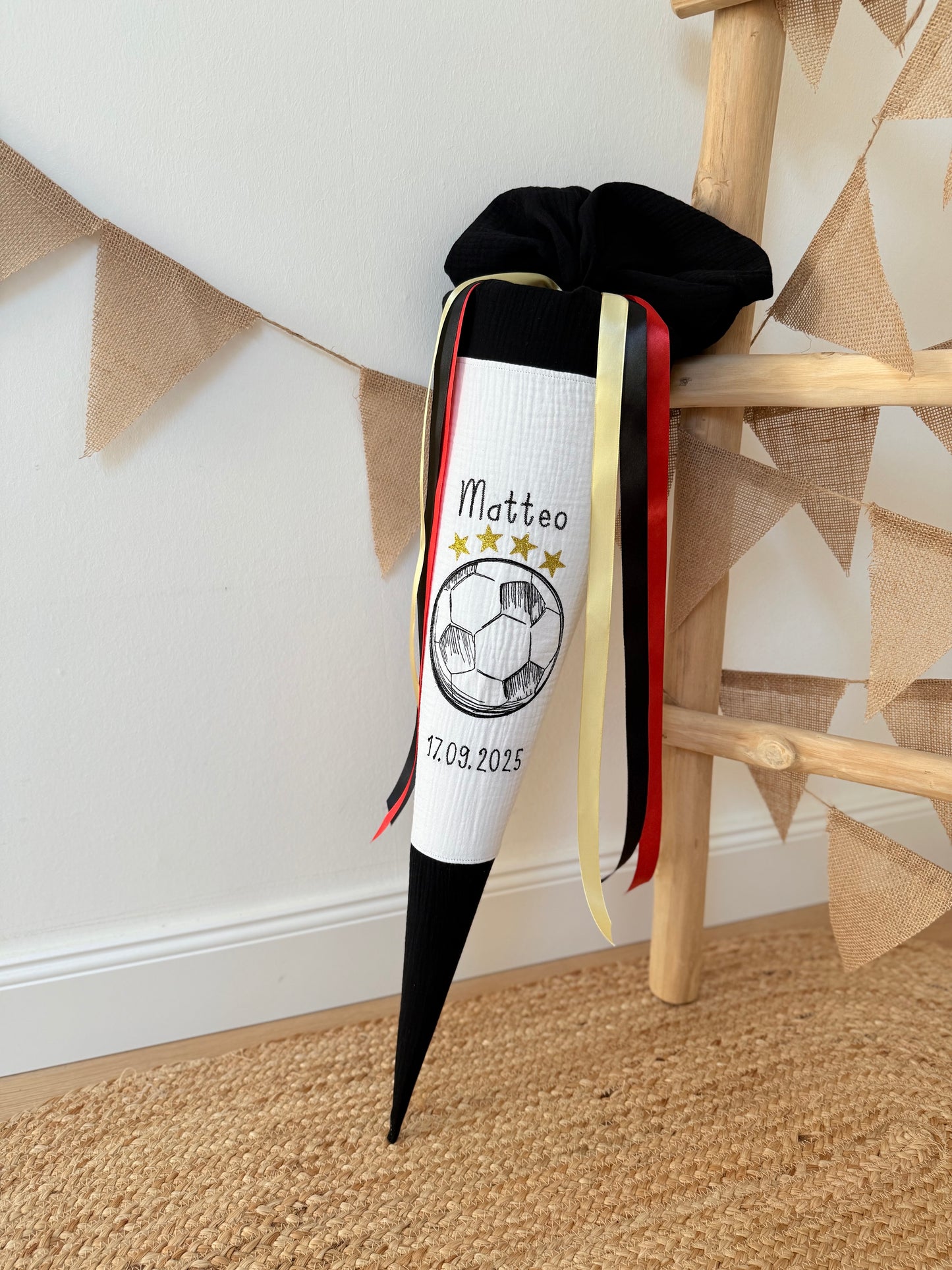 Schultüte WM | Fußball | Deutsche Fußballnationalmannschaft | Junge | Nationalmannschaft | 70 cm | Einschulung | Erster Schultag