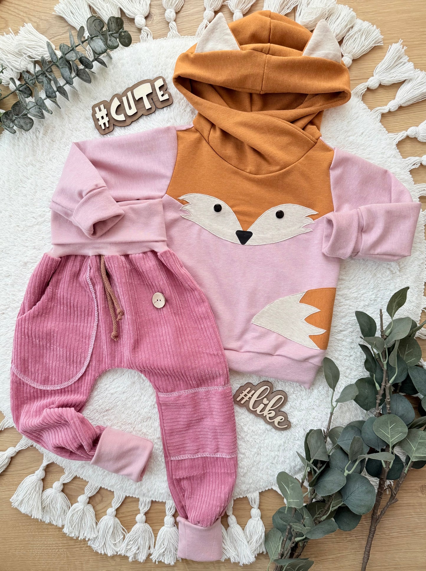 Classic Hoodie | Fuchs | Wickelkragenkapuze