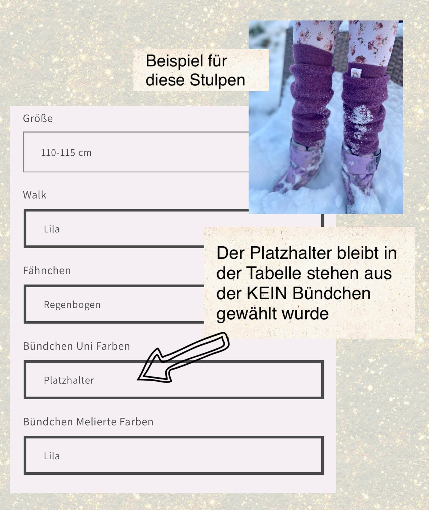 Dein Design | Walkstulpen | Beinstulpen | Schurwolle