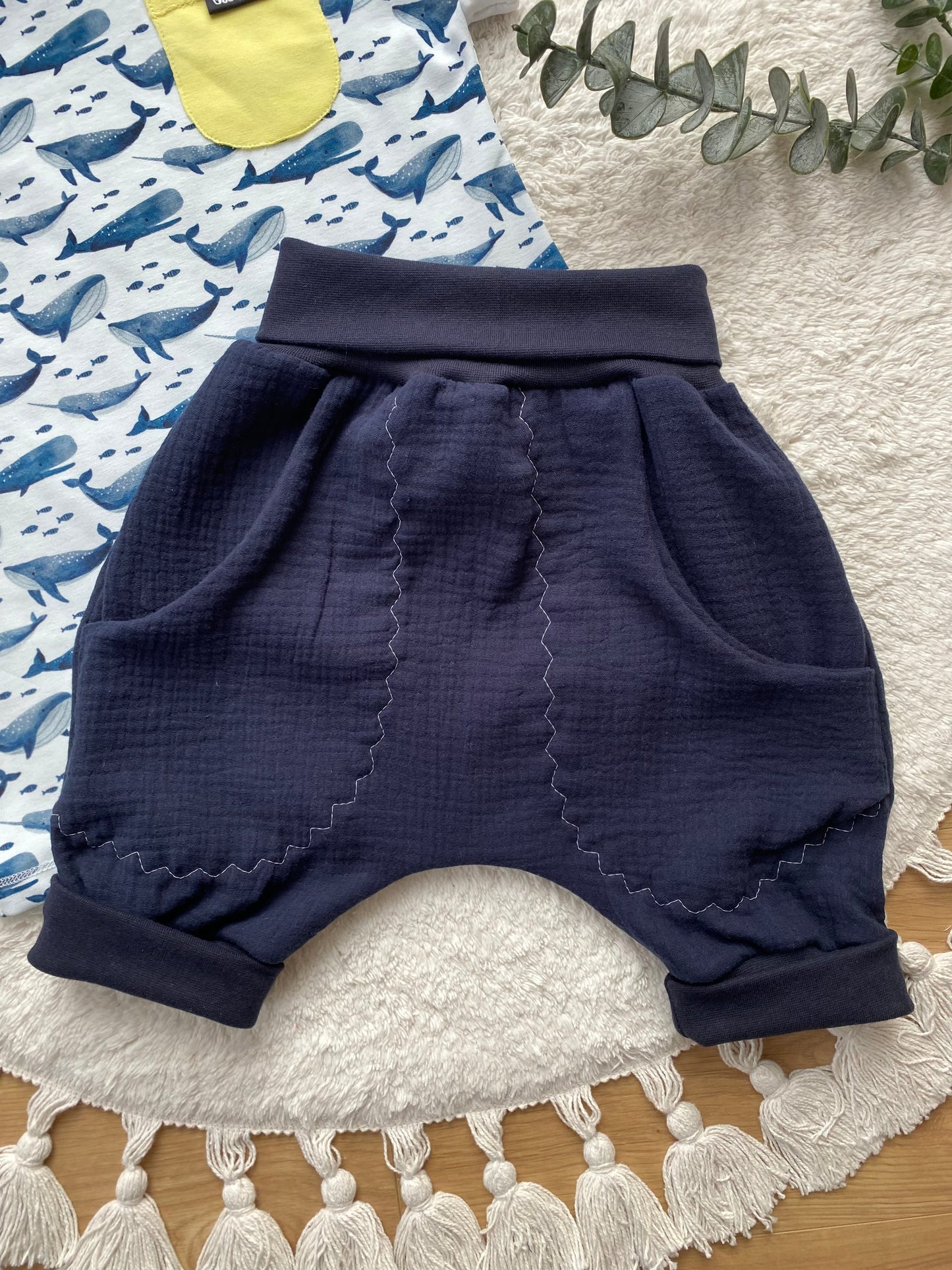 Dein Design | Loose Fit Shorts | Musselin