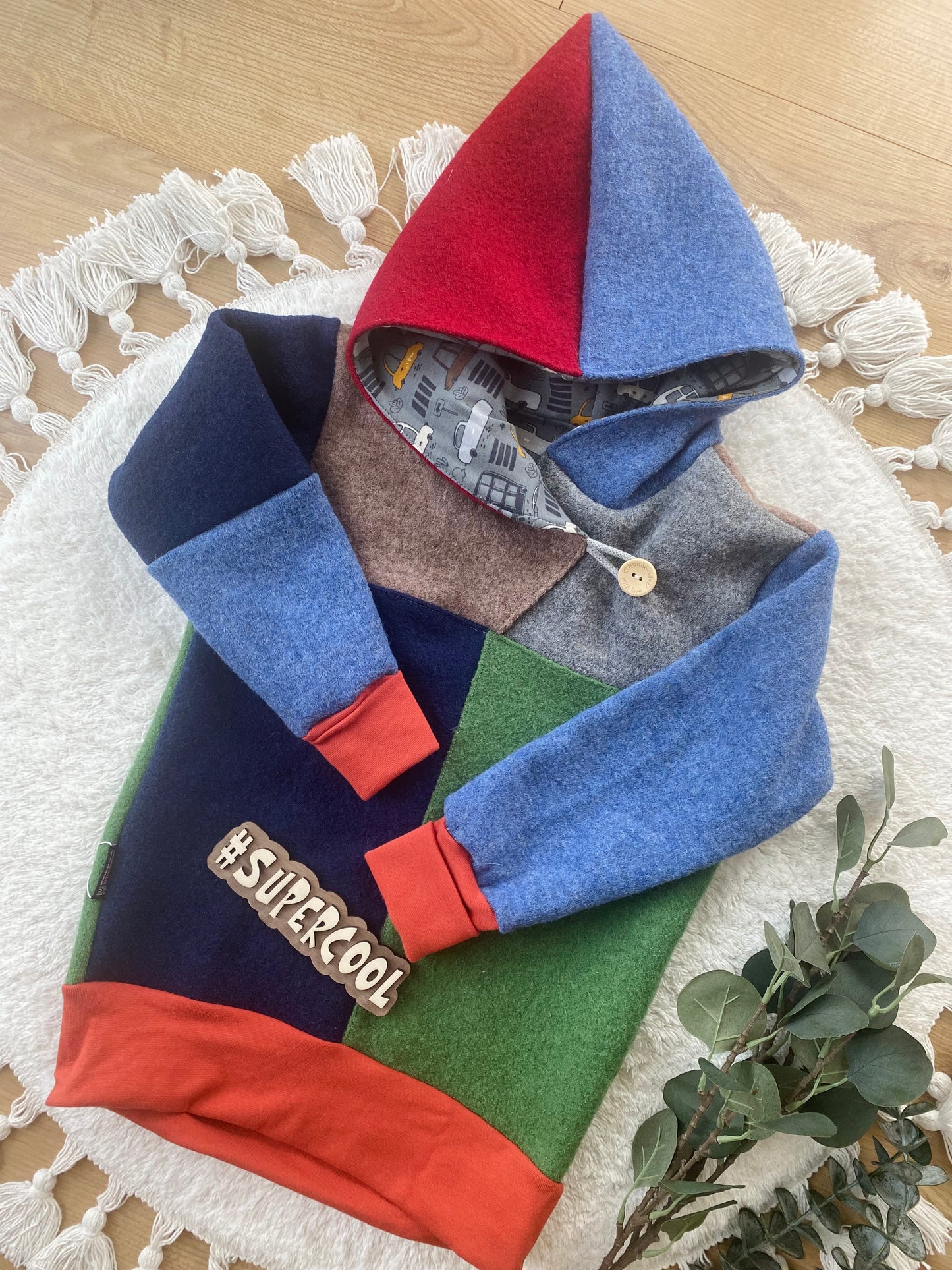 SURPRISE Troyer | RECYCLING | Wollwalk Windbreaker | 100% Schurwolle