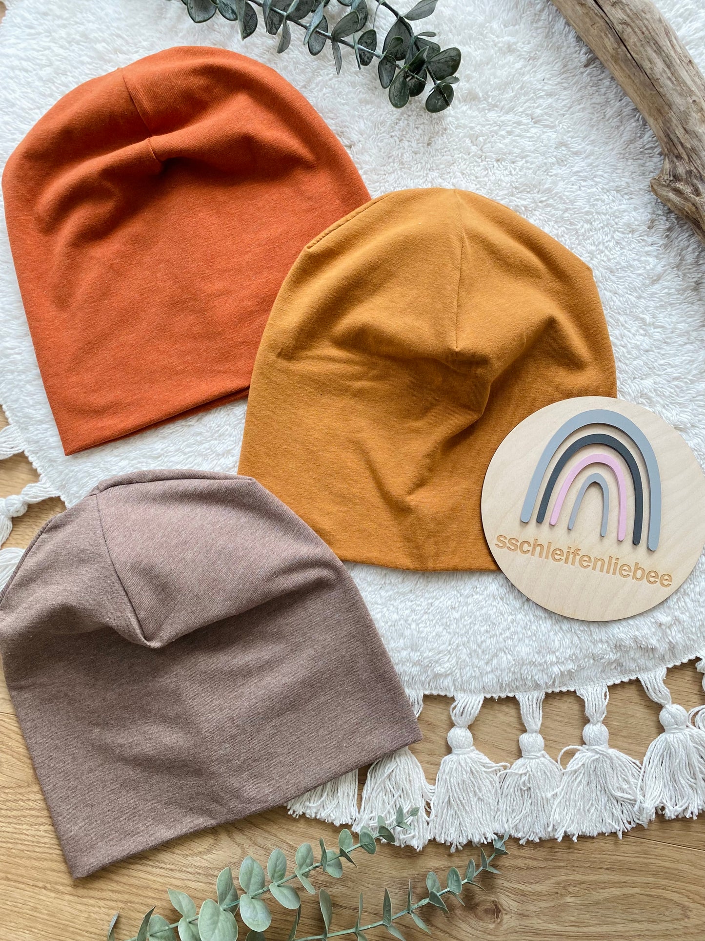 Dein Design | Schlichte Beanie | Dreieckloop | Melierte Farben