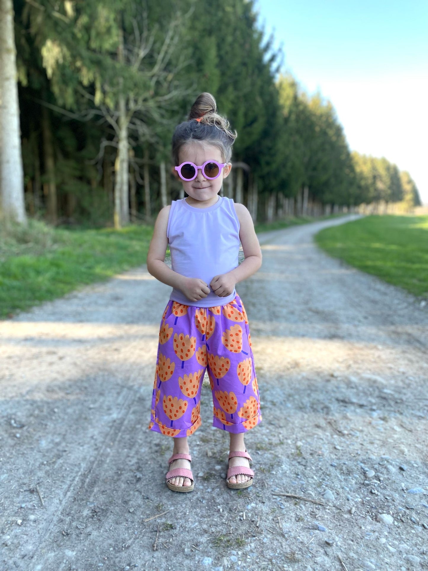Culotte | Weite Hose | Leichte Baumwolle