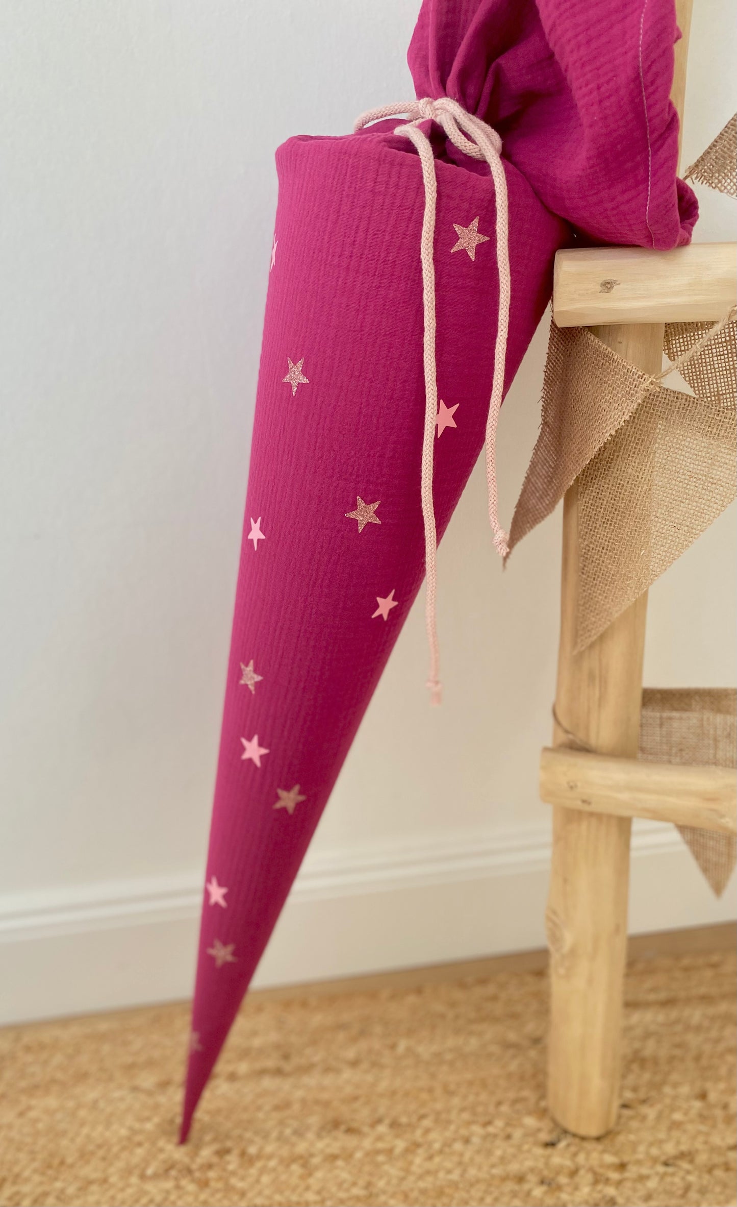 Dein Design | Schultüte Sterne 70 cm | Geschwistertüte 35 cm |