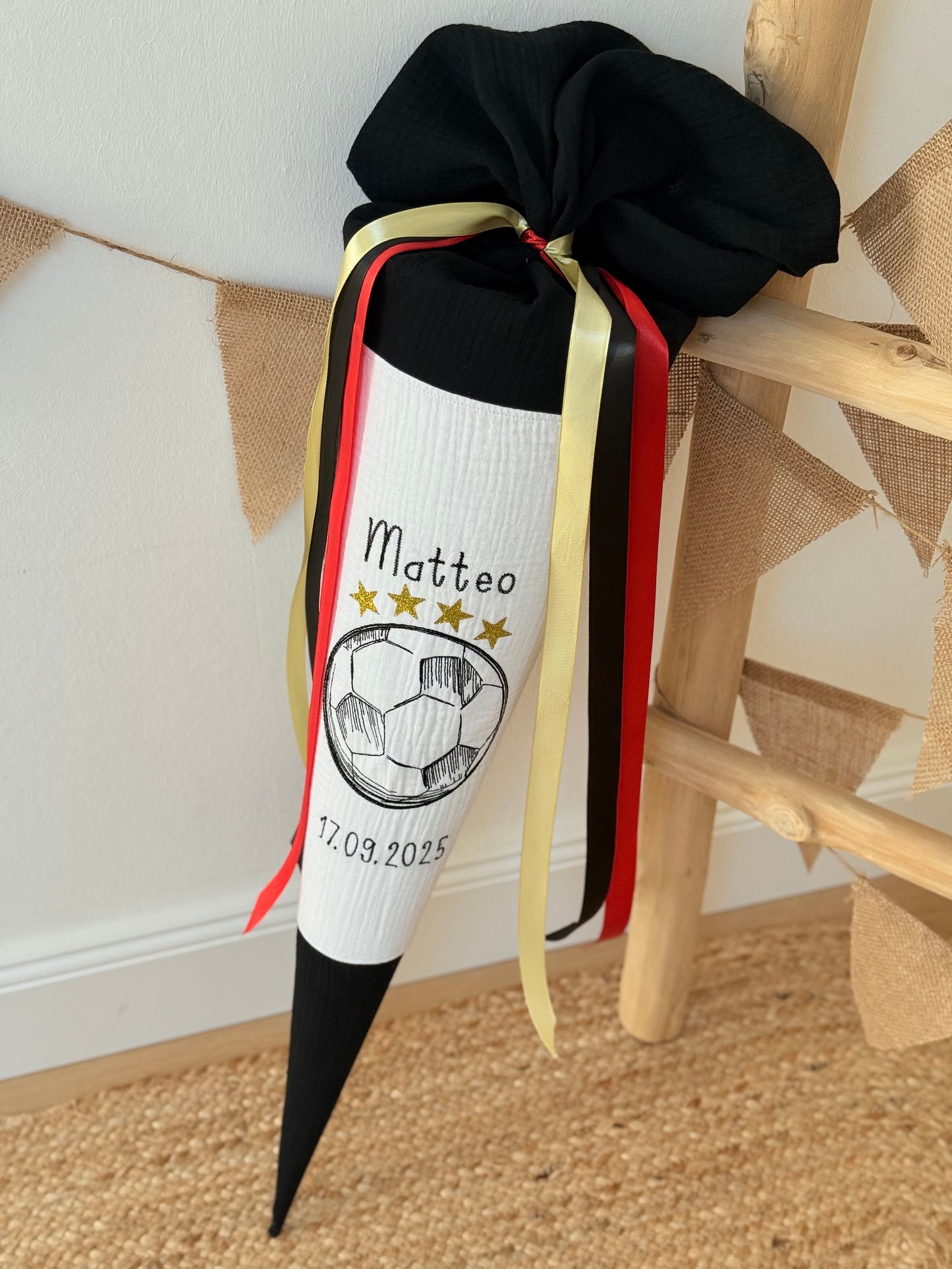 Schultüte WM | Fußball | Deutsche Fußballnationalmannschaft | Junge | Nationalmannschaft | 70 cm | Einschulung | Erster Schultag