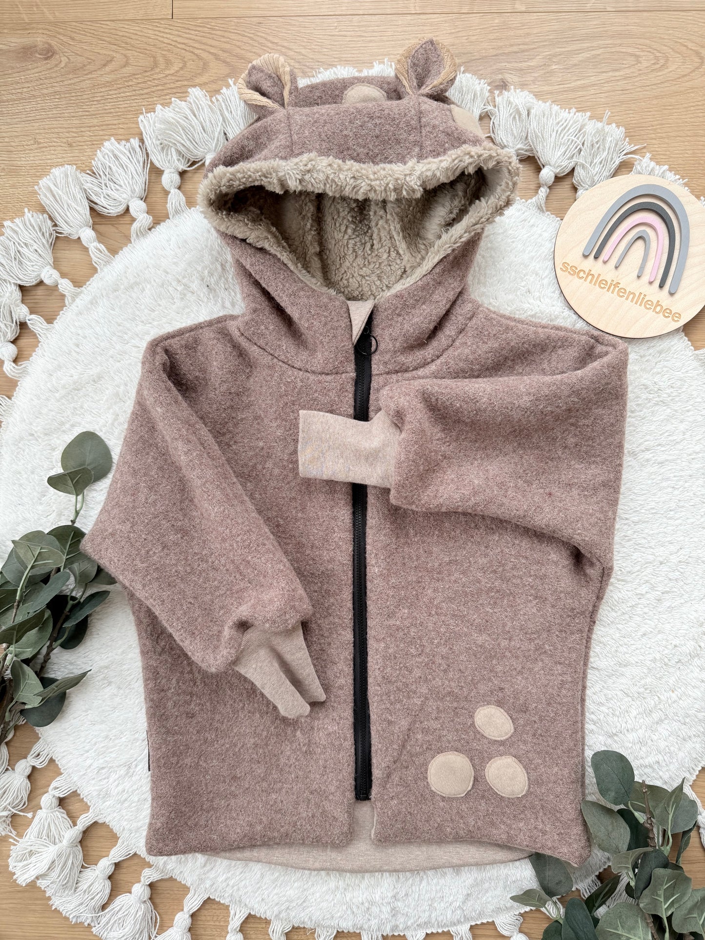 Weitere Tiere als Oversized Walkjacke | 100% Schurwolle