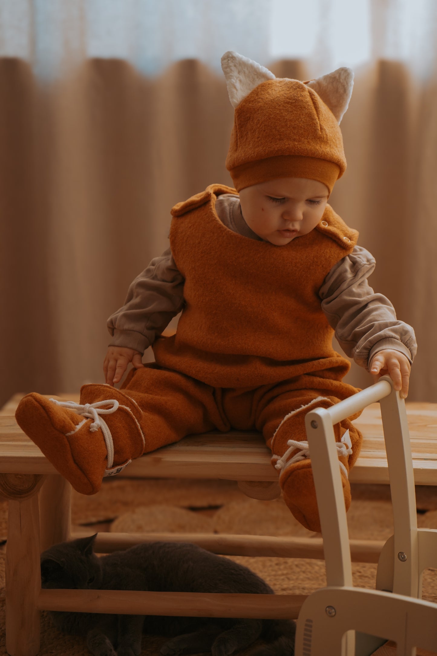 Walk Jumpsuit | Fuchs | 100% Schurwolle Schafwolle