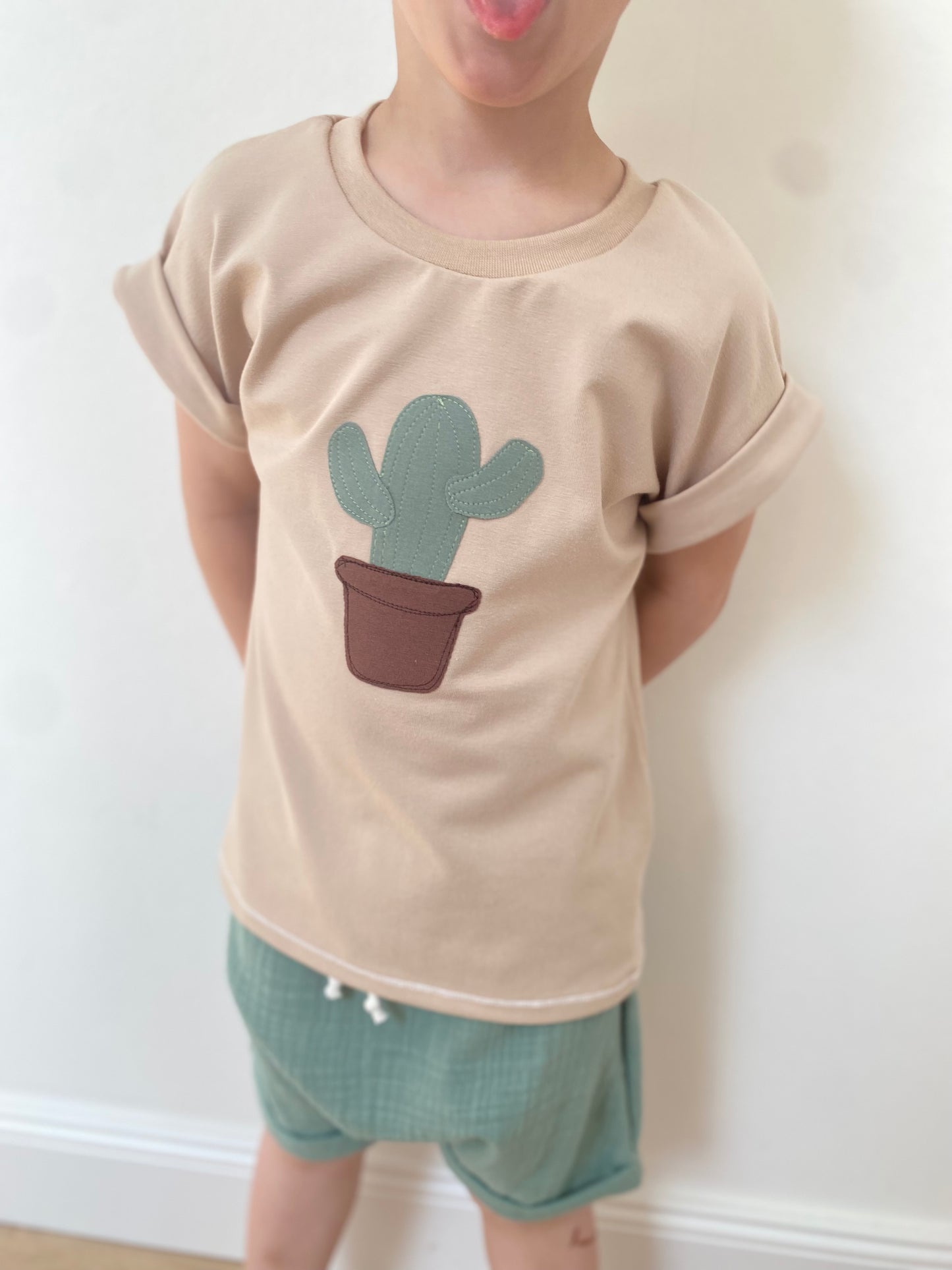 Dein Design | Loose Fit Shorts | Slub Musselin
