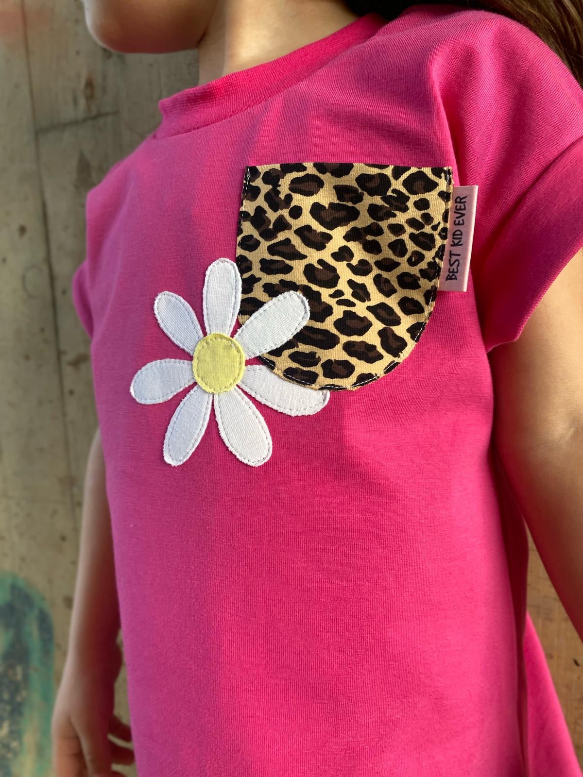 Oversized Shirt | Leo | Pink | Gänseblümchen