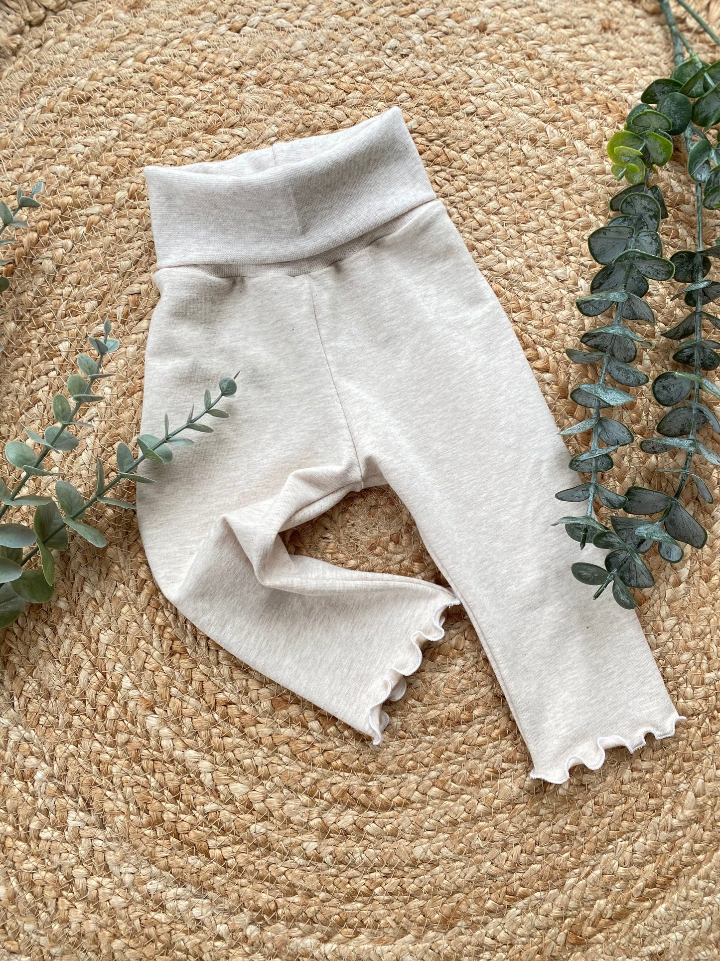 Dein Design | Skinny Fit mit Rollsaum | Basic | Melierte Farben