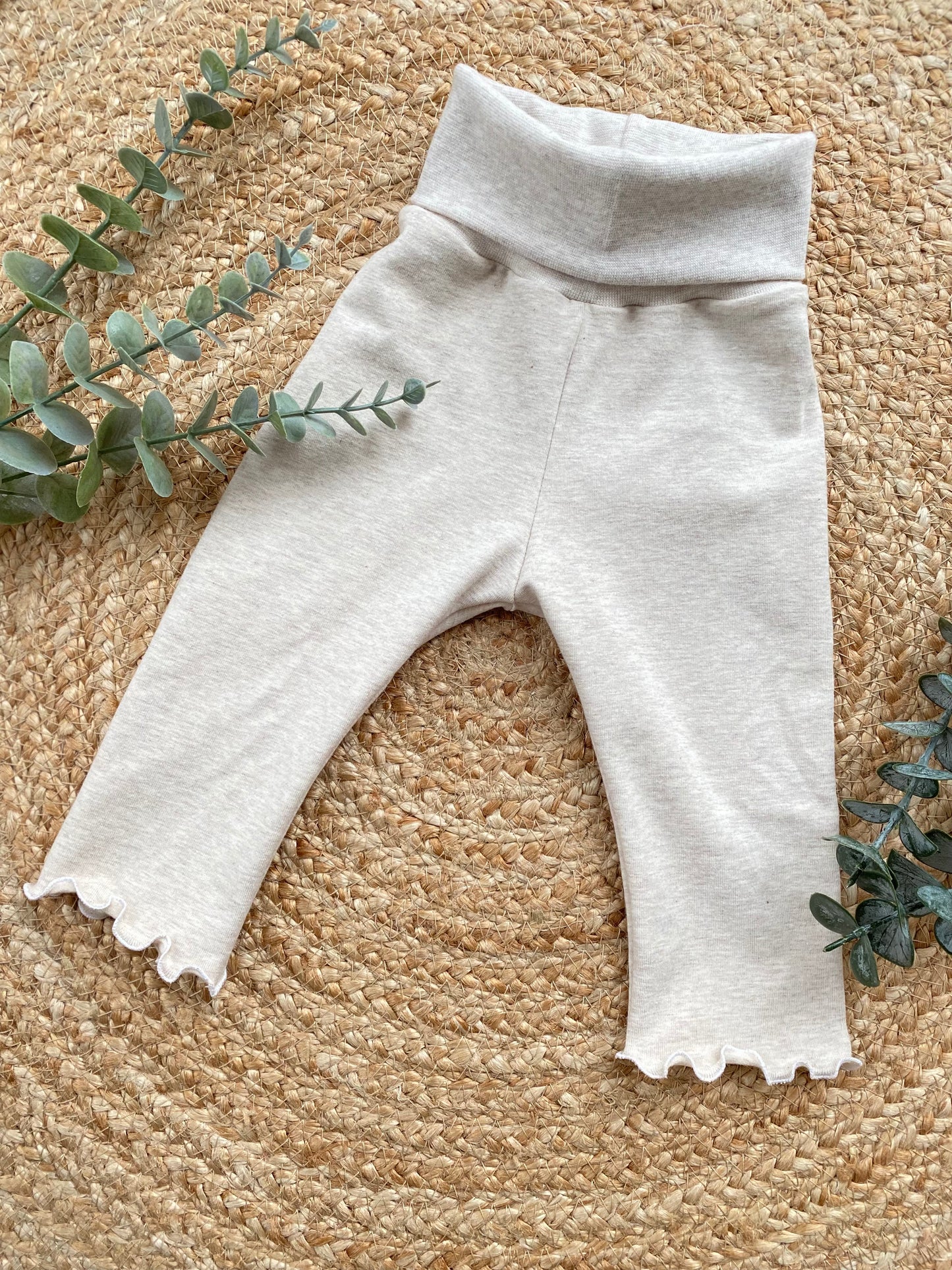 Dein Design | Skinny Fit mit Rollsaum | Basic | Melierte Farben