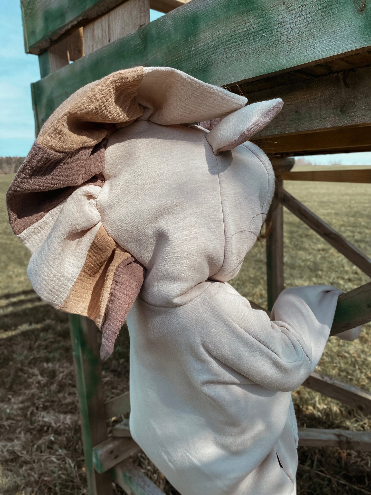 Pferd Kuschelhoodie aus Alpenfleece