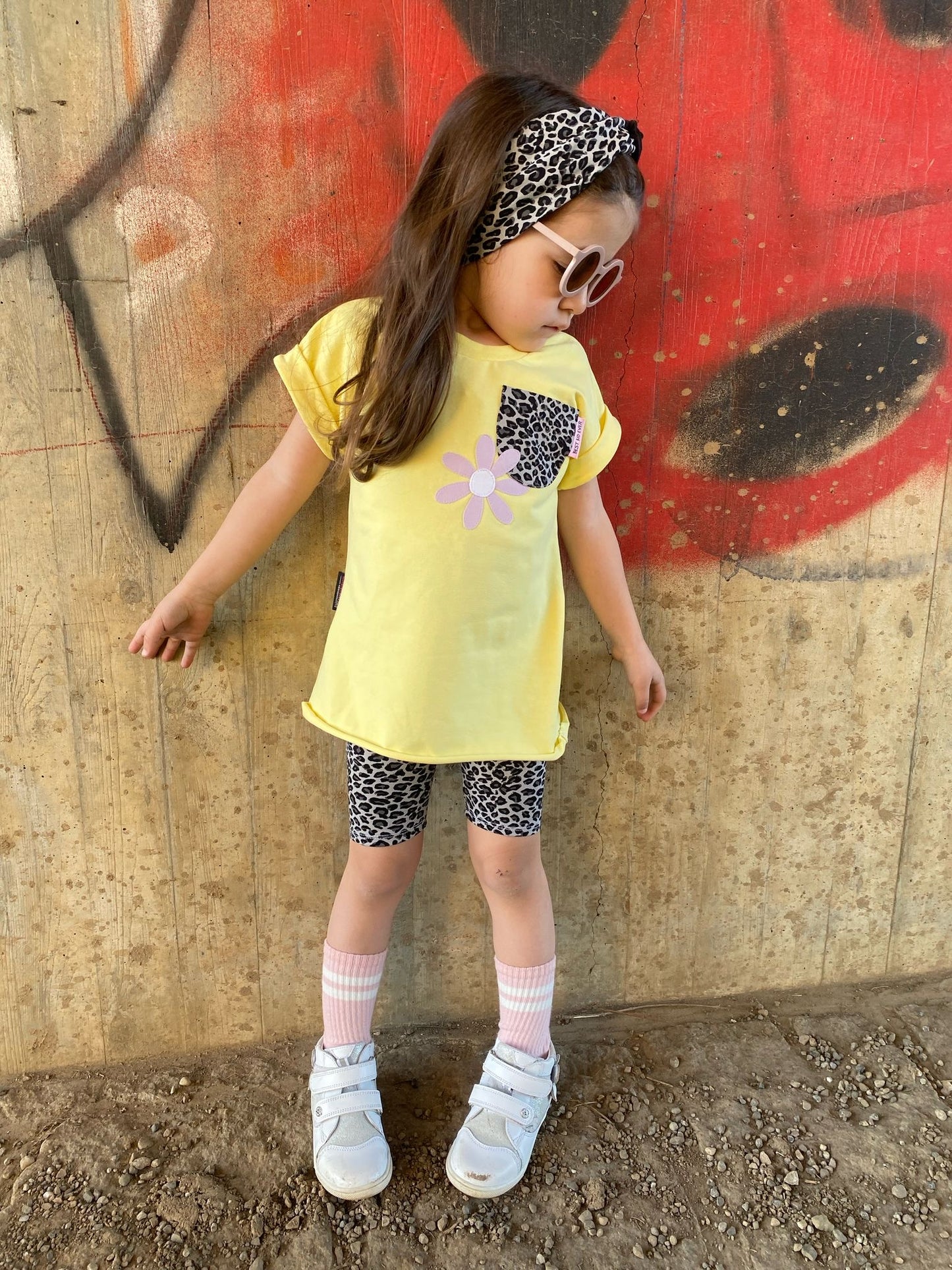 Oversized Shirt | Leo | Gelb | Gänseblümchen