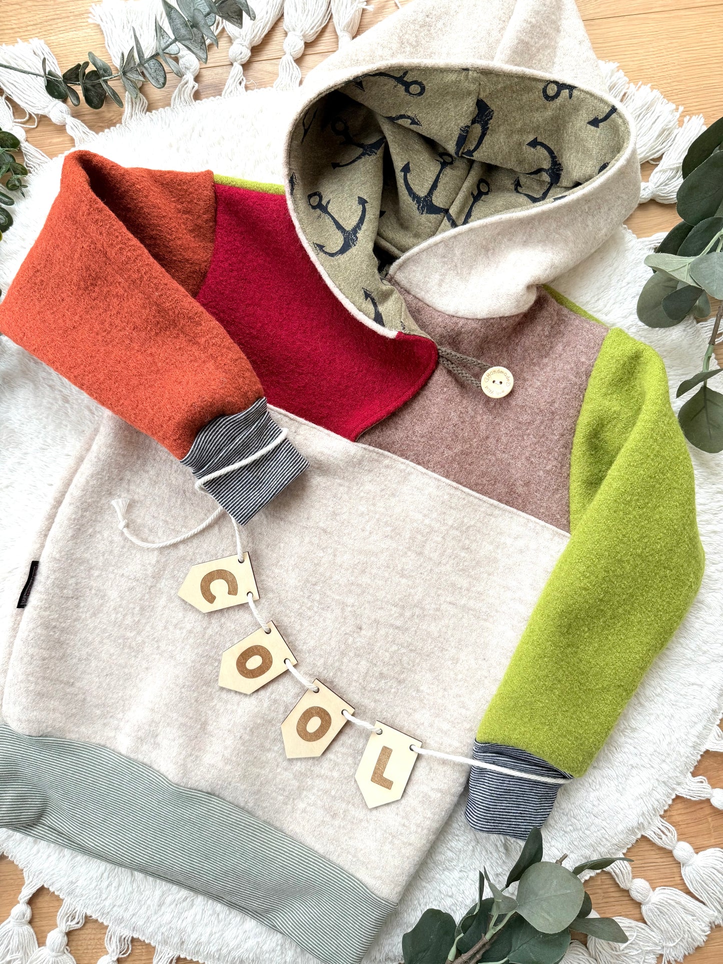 SURPRISE Troyer | RECYCLING | Wollwalk Windbreaker | 100% Schurwolle