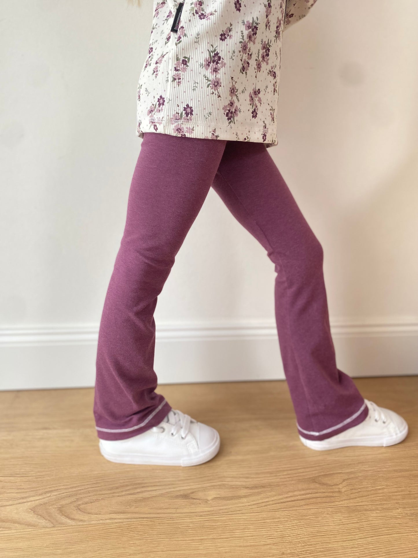 Dein Design | Flared Leg | Basic | Schlaghose | Skinny Fit | Melierte Farben