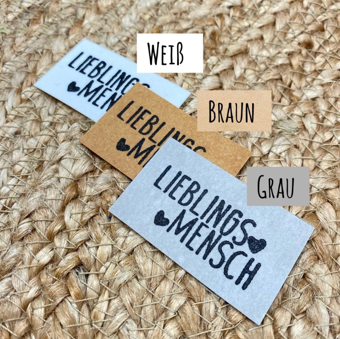 Dein Design | Hipster Beanie | Dino Label | Dreieckloop | Melierte Farben