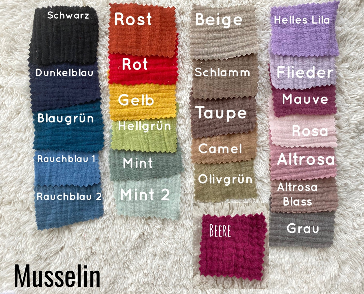 Dein Design | Musselin Blusentop